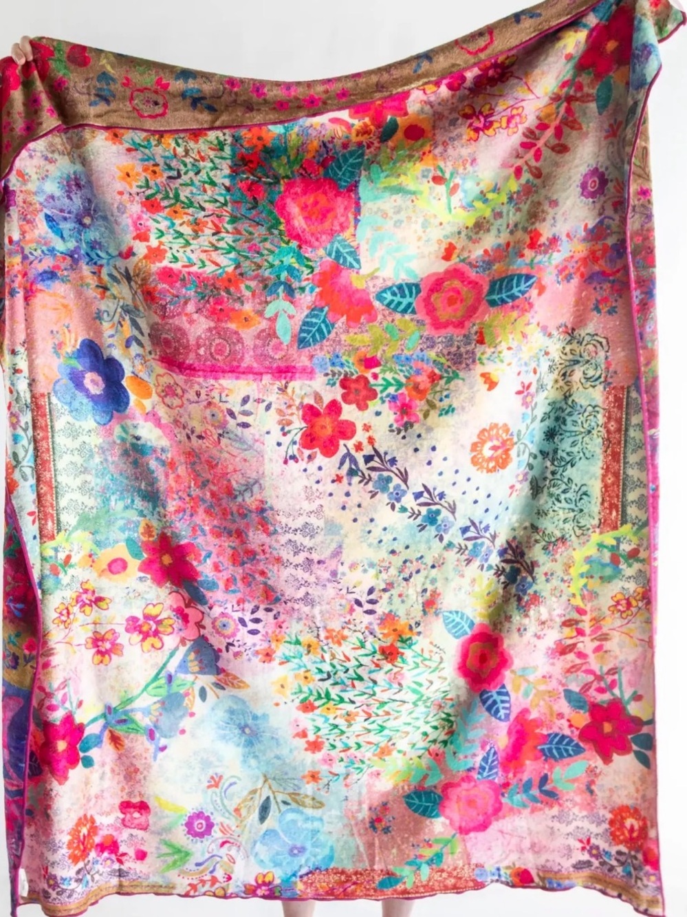 Natural Life Double Sided Cozy Throw Blanket - Picture 3 of 9
